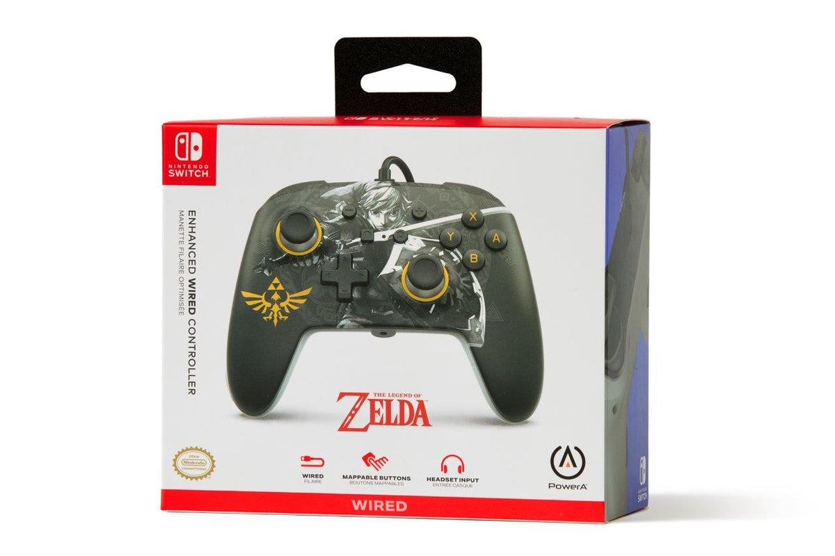 PowerA Enhanced Wired Controller for Nintendo Switch - Battle-Ready Link