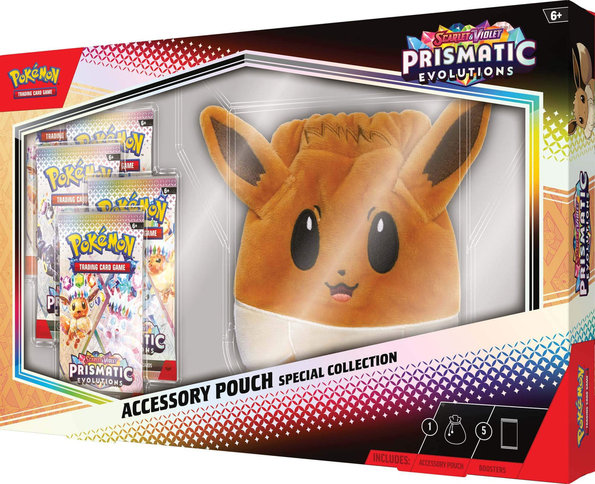 Pokemon TCG: Scarlet &amp; Violet - Prismatic Evolutions Accessory Pouch (Special Collection)