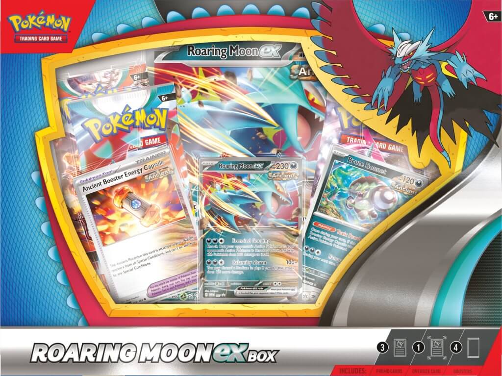 Pokemon TCG - Roaring Moon/Iron Valiant ex Box