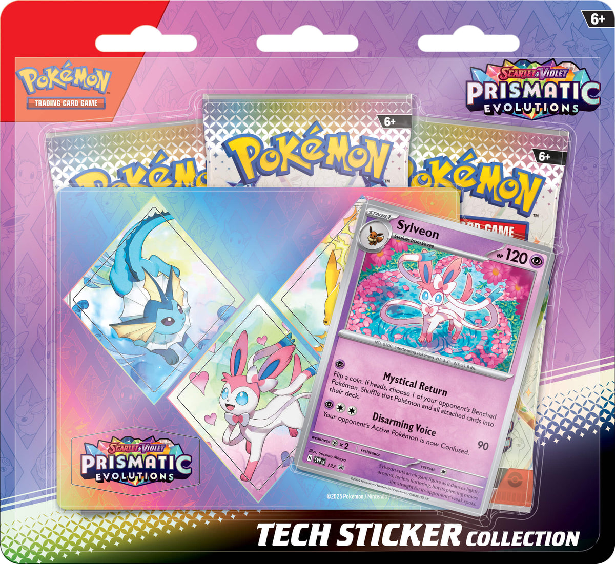 Pokemon TCG: Scarlet &amp; Violet - Prismatic Evolutions Tech Sticker Collection