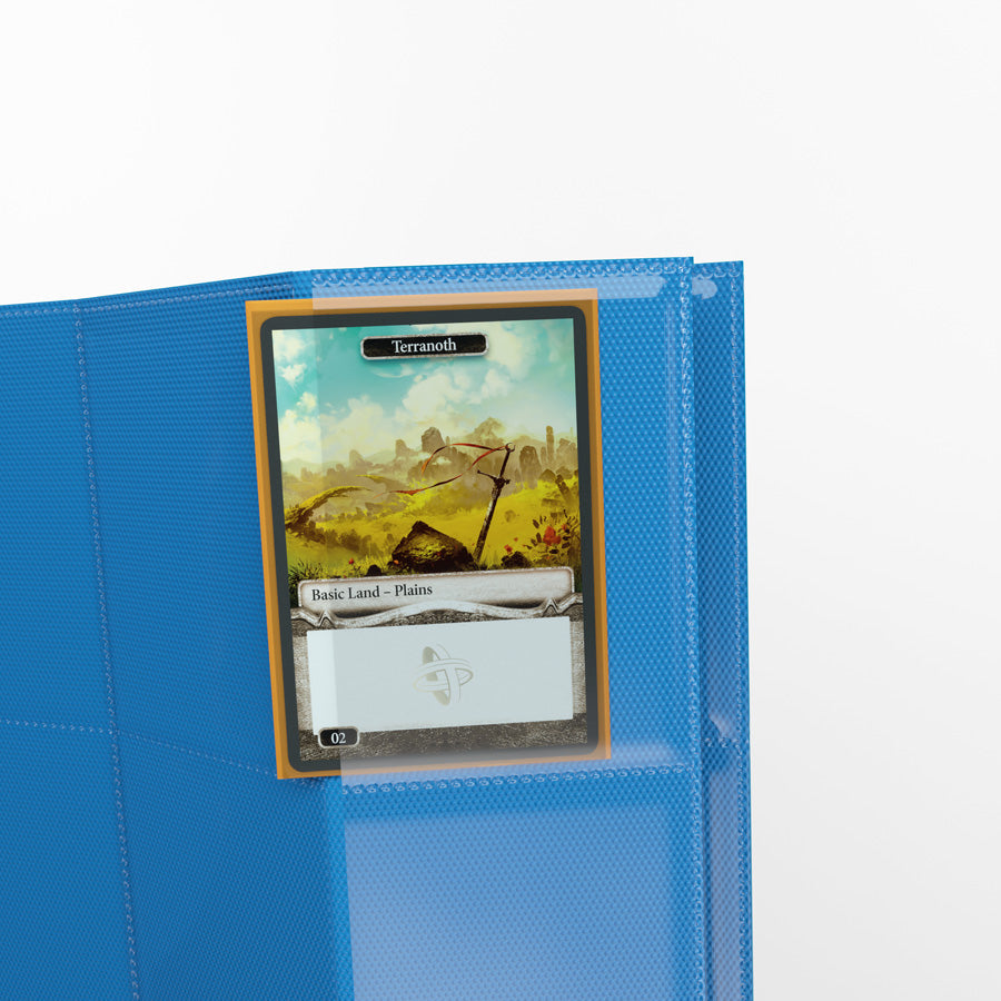 Gamegenic Pages - Blue - 18-Pocket Side-Loading Standard-Size (1 Page)