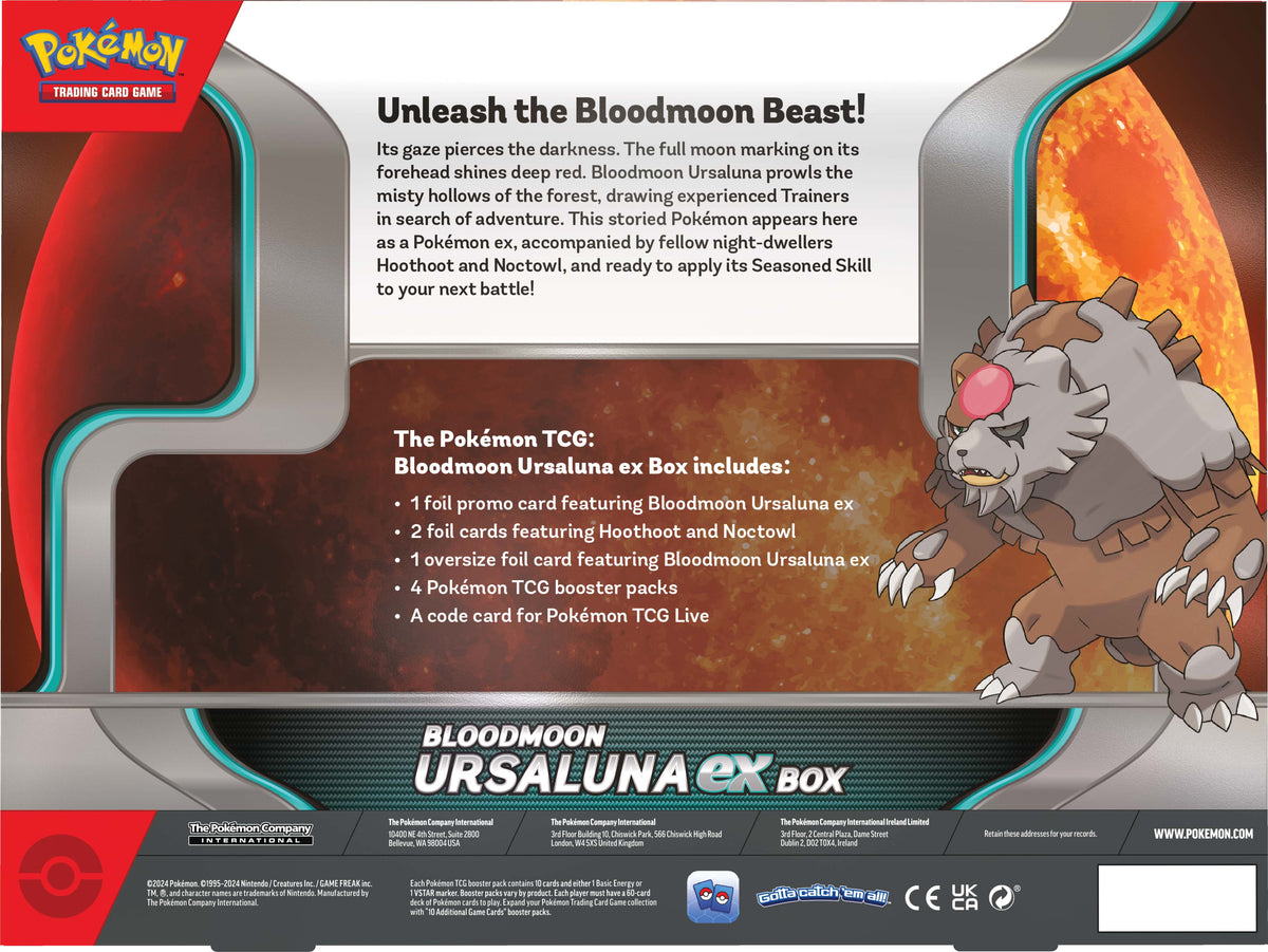 Pokemon TCG: Bloodmoon Ursaluna ex Box