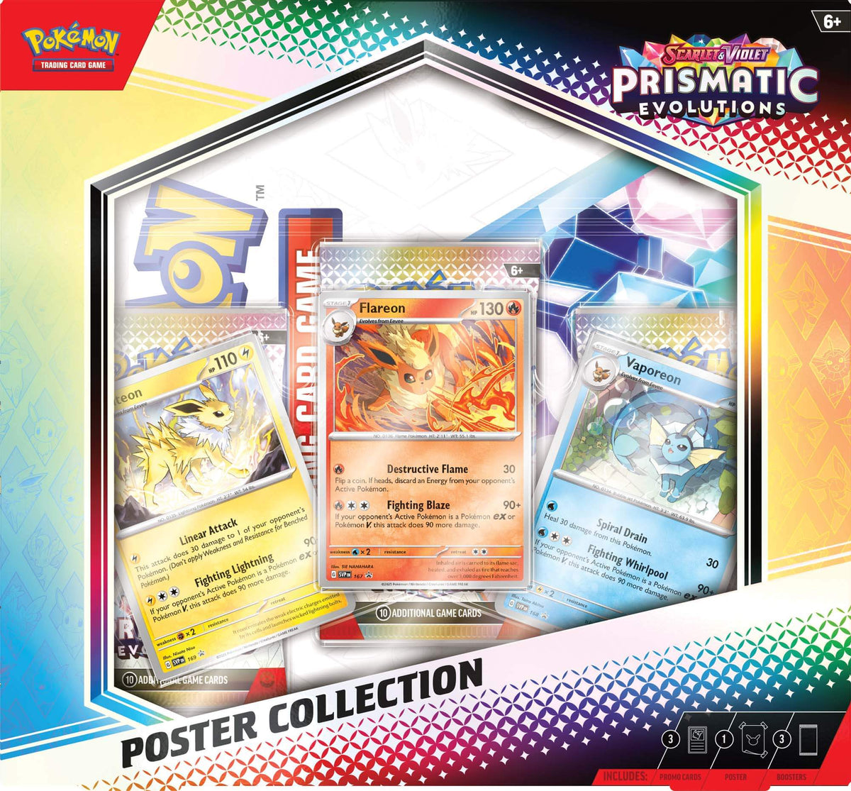 Pokémon TCG: Scarlet &amp; Violet - Prismatic Evolutions Poster Collection