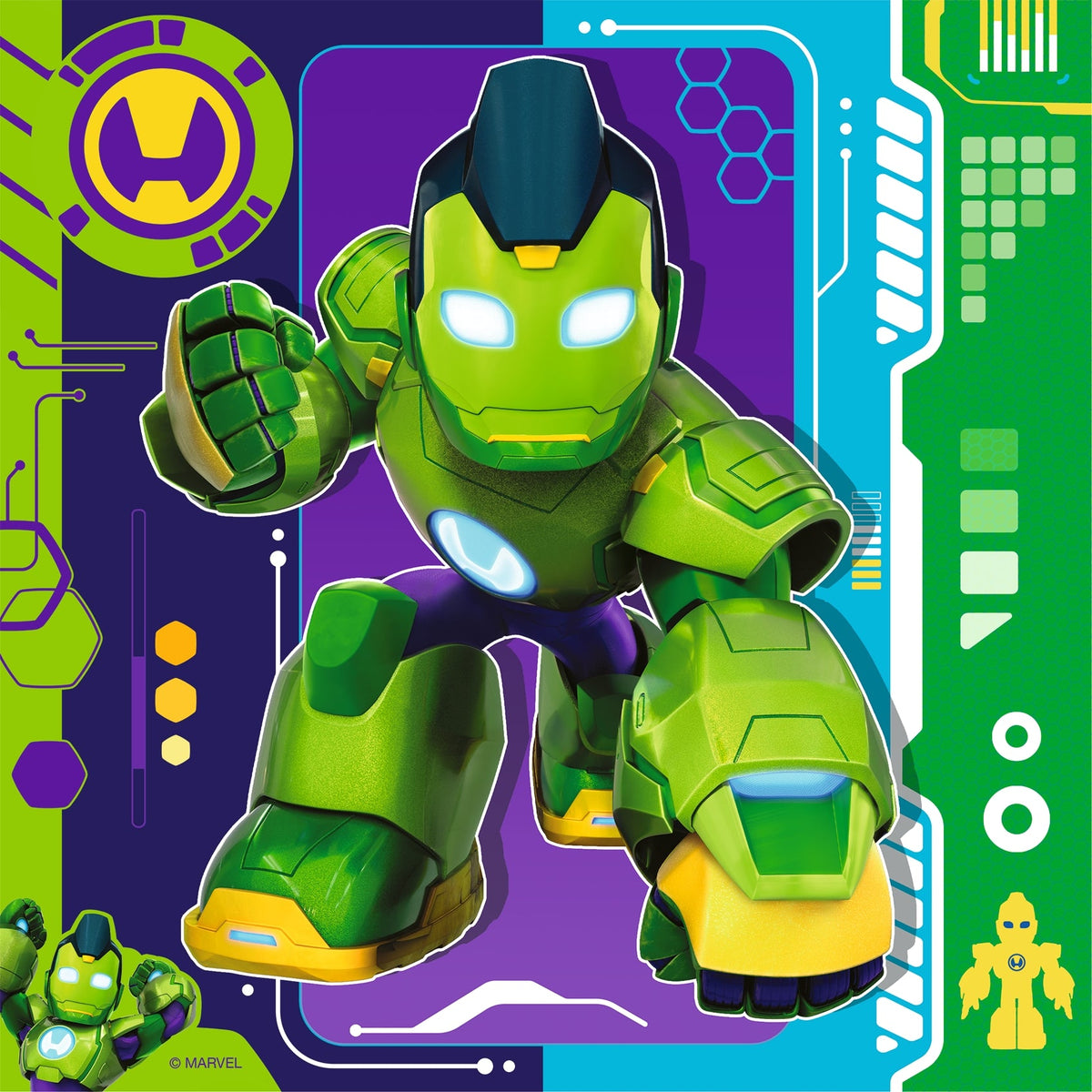 Marvel: Iron Man & His Awesome Friends 3x49pc [Ravensburger Puzzle]