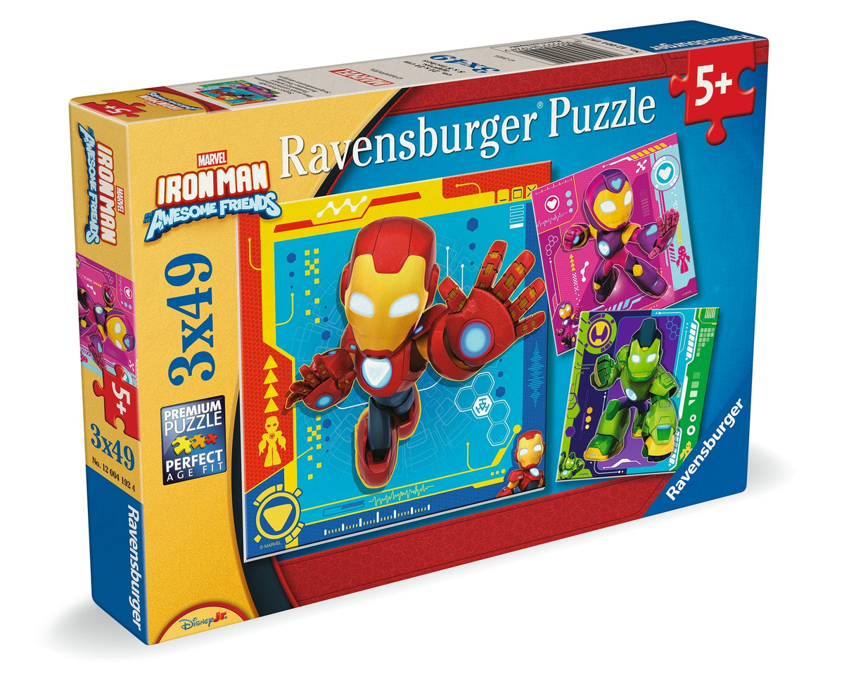 Marvel: Iron Man & His Awesome Friends 3x49pc [Ravensburger Puzzle]