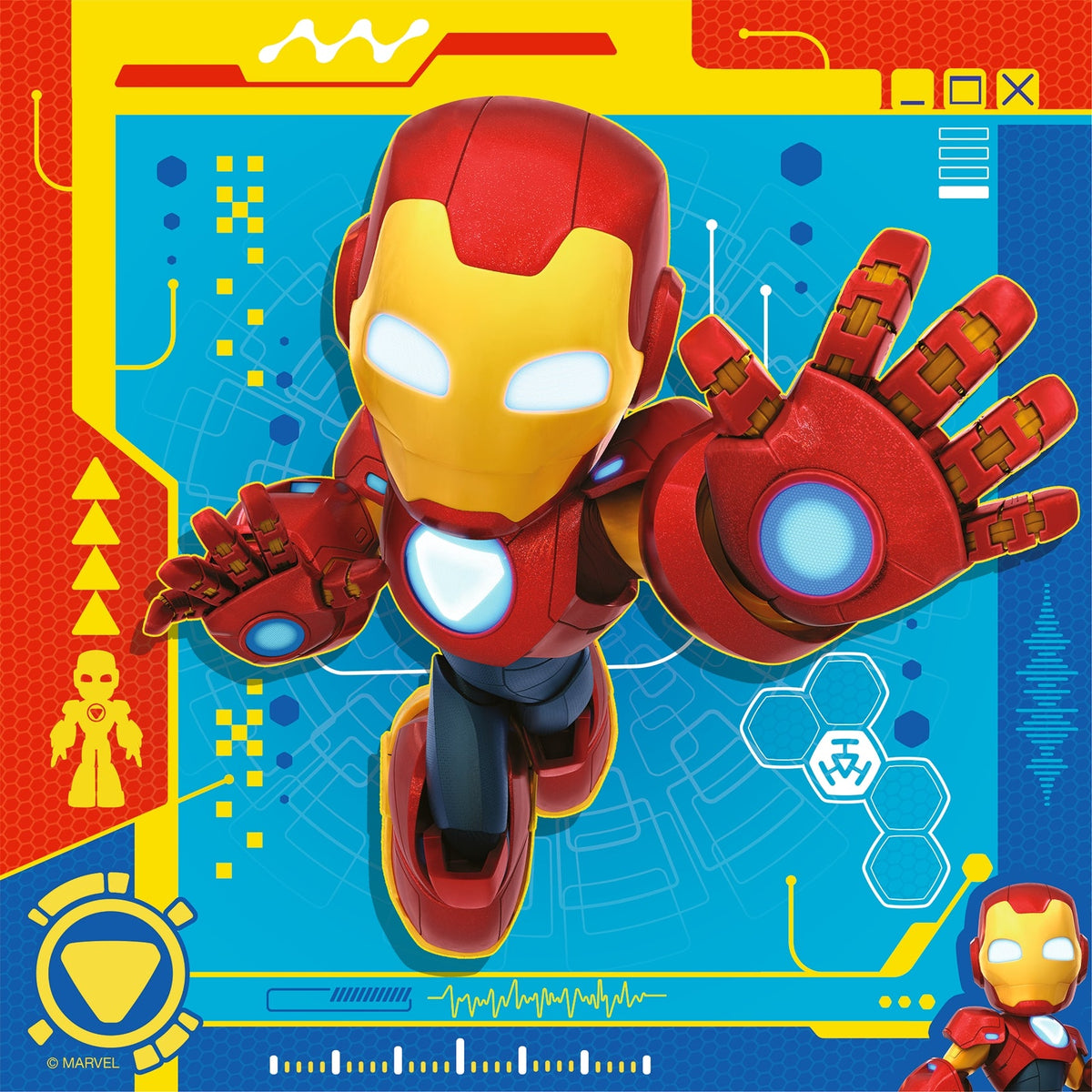 Marvel: Iron Man & His Awesome Friends 3x49pc [Ravensburger Puzzle]