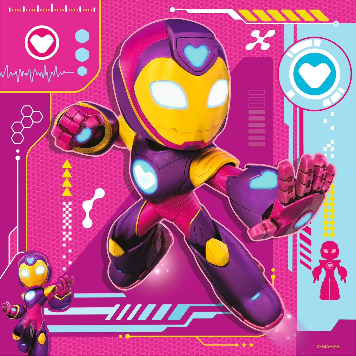 Marvel: Iron Man & His Awesome Friends 3x49pc [Ravensburger Puzzle]