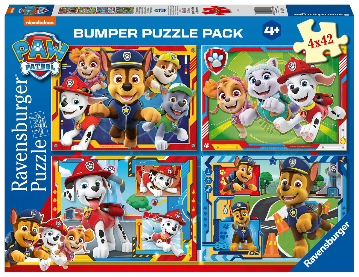 Paw Patrol Bumper Pack 4x42pc [Ravensburger Puzzle]