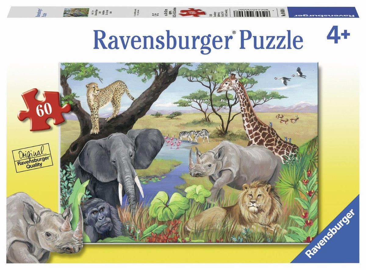 Safari Animals Puzzle 60pc (Ravensburger Puzzle)