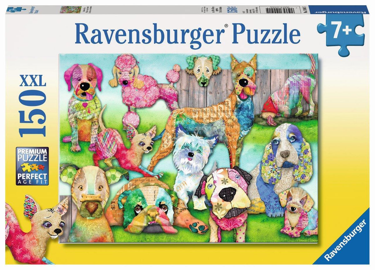 Patchwork Pups Puzzle 150pc [Ravensburger Puzzle]