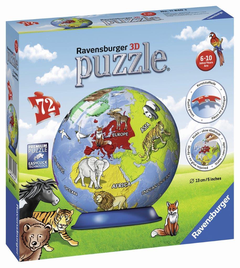 Childrens Globe Puzzleball 72pc [Ravensburger Puzzle]