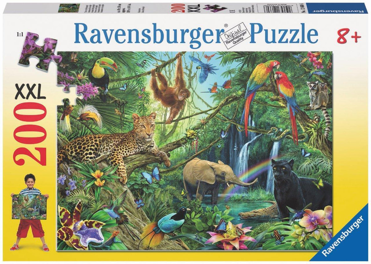 Animals in the Jungle 200pc [Ravensburger Puzzle]