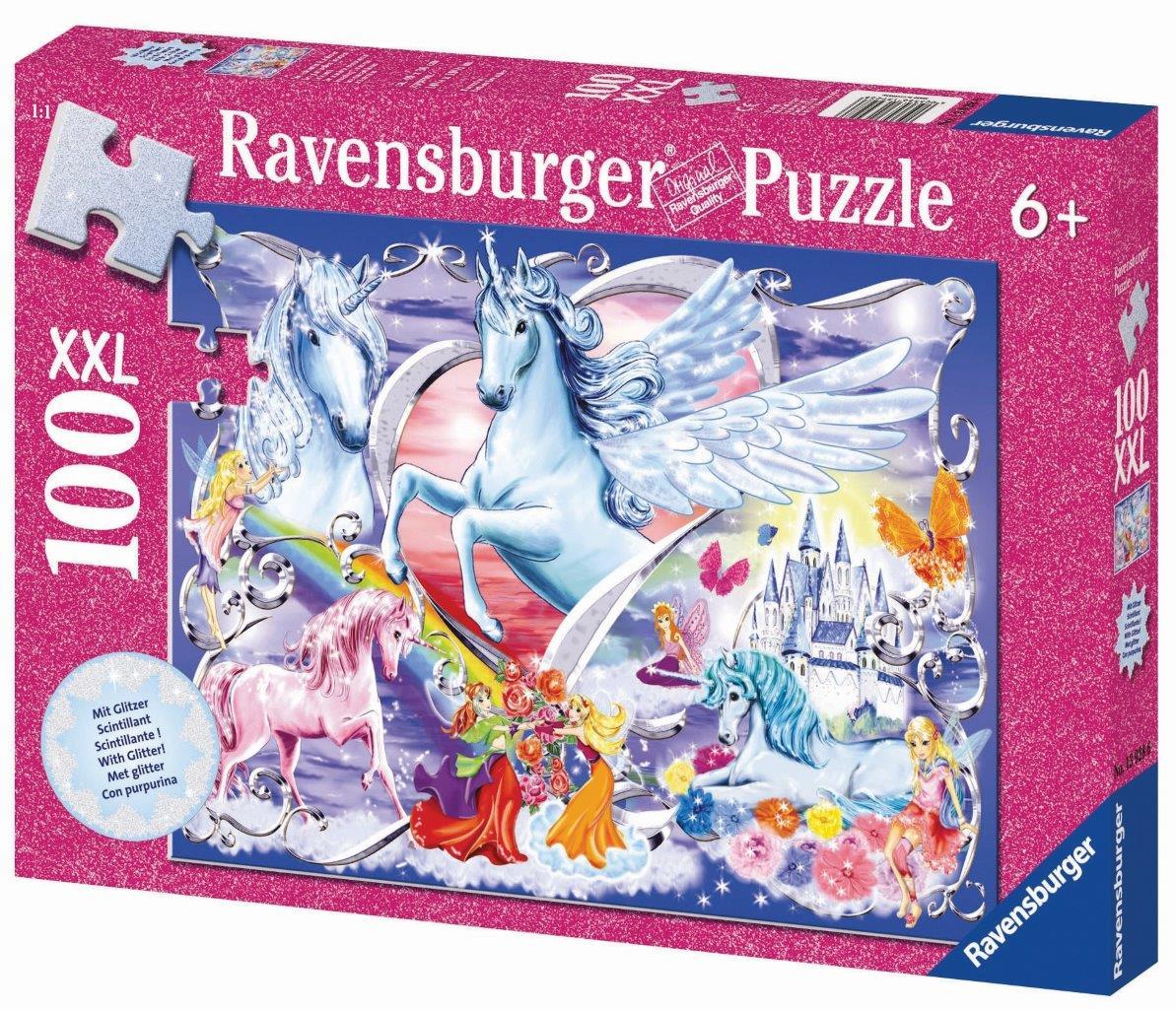 Amazing Unicorns Glitter Puzzle 100pc [Ravensburger Puzzle]