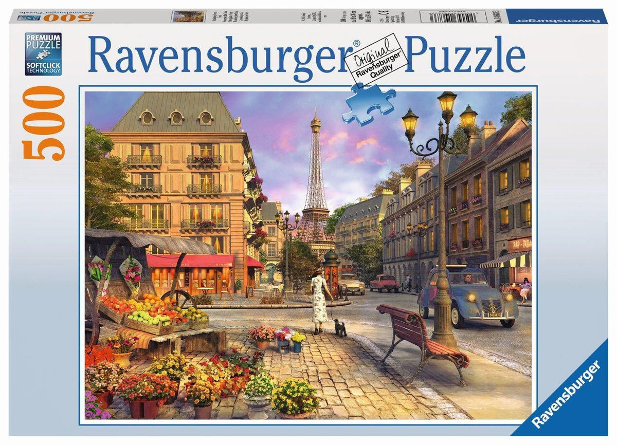 A Walk Through Paris Puzzle 500pc [Ravensburger Puzzle]