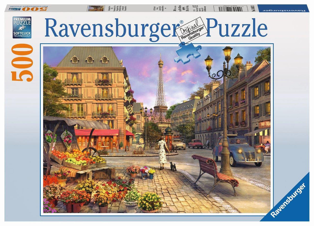 A Walk Through Paris Puzzle 500pc (Ravensburger Puzzle)