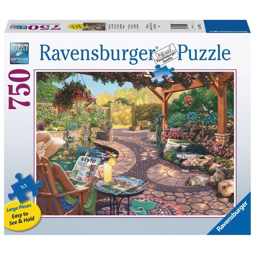 Cozy Backyard Bliss 750pcLF [Ravensburger Puzzle]
