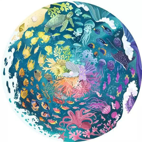 Circle of Colours: Ocean & Submarine 500pc [Ravensburger Puzzle]
