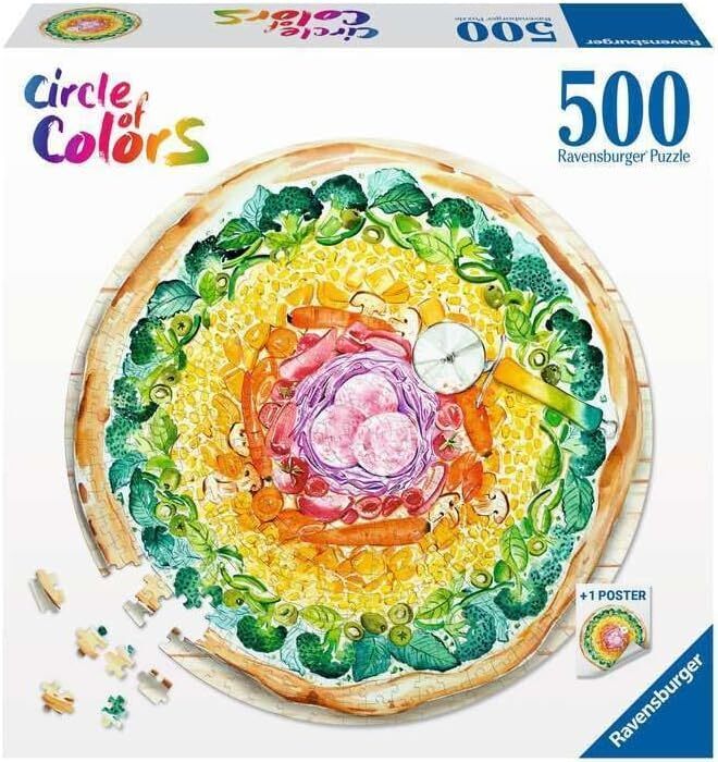 Circle of Colours: Pizza 500pc [Ravensburger Puzzle]