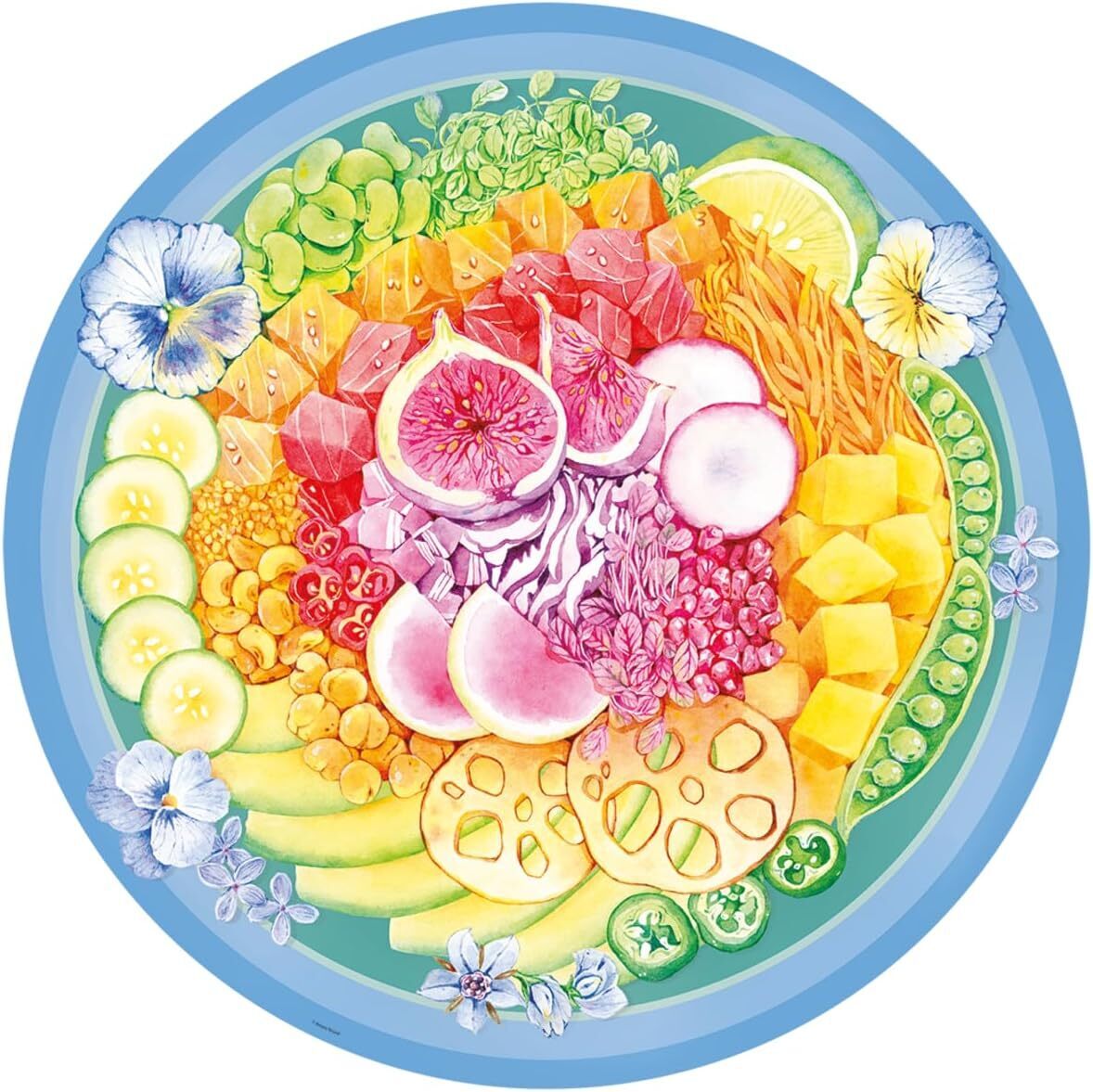 Circle of Colours: Poke Bowl 500pc [Ravensburger Puzzle]