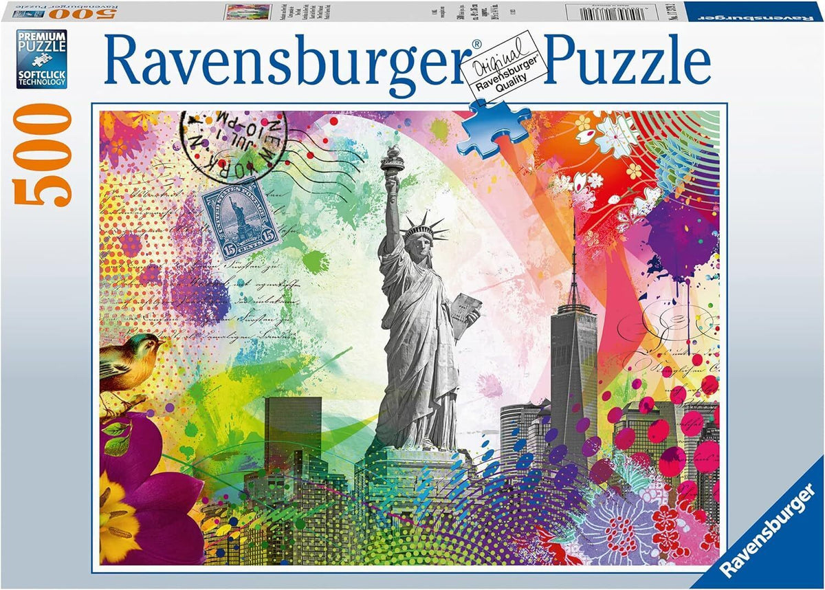 New York Postcard 500pc [Ravensburger Puzzle]