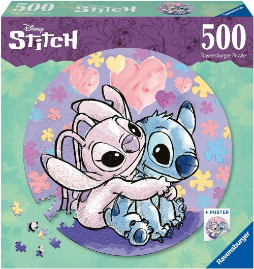 Disney Stitch 500pc Round [Ravensburger Puzzle]