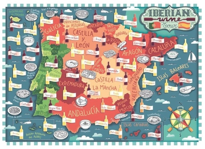 Iberian Wine Tour 1000pc [Ravensburger Puzzle]