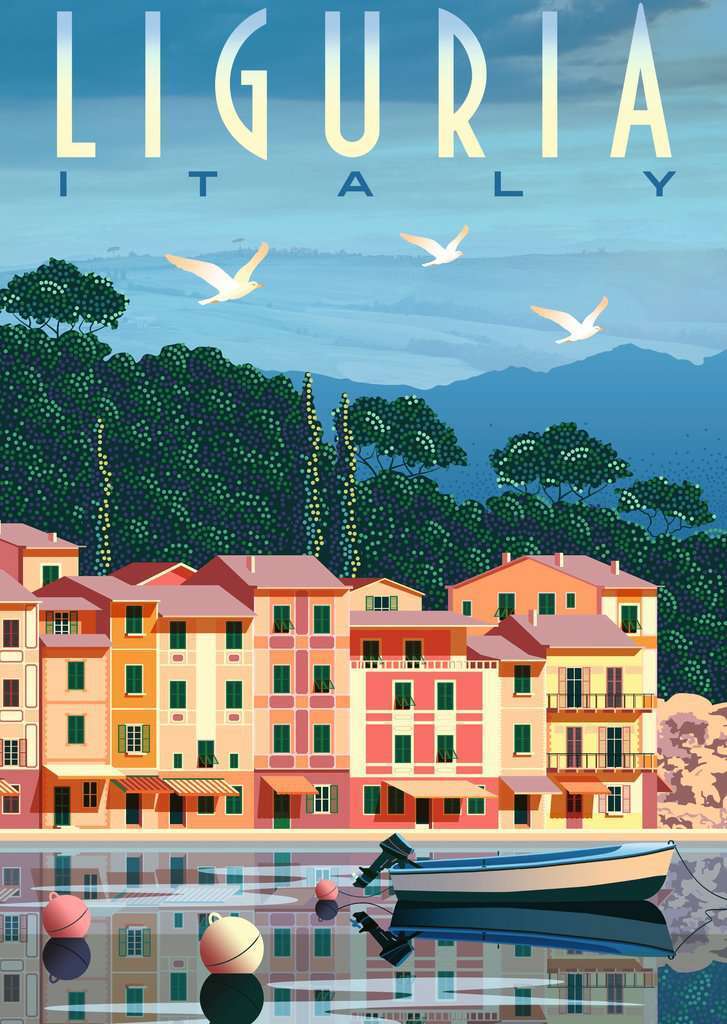 Postcard from Liguria 1000pc [Ravensburger Puzzle]