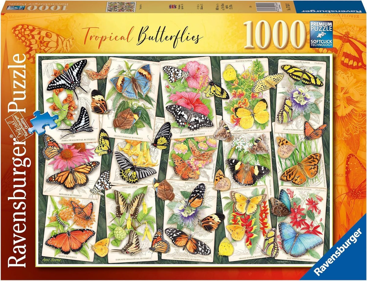 Tropical Butterfly 1000pc [Ravensburger Puzzle]