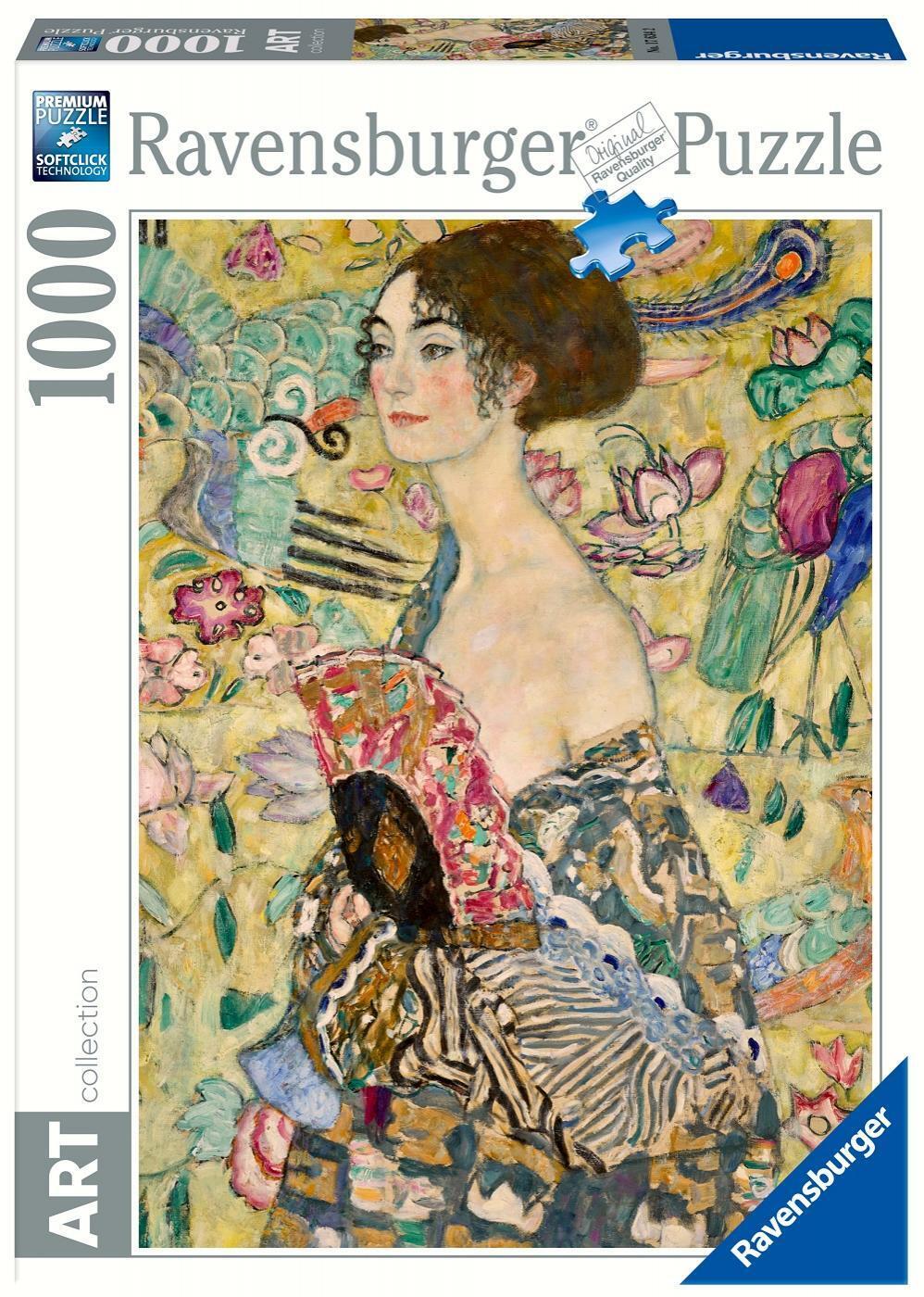 Klimt: Lady with a Fan 1000pc [Ravensburger Puzzle]