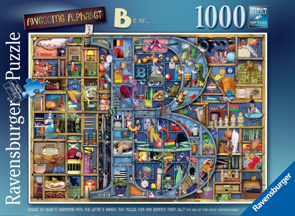 Awesome Alphabet B Puzzle 1000pc [Ravensburger Puzzle]