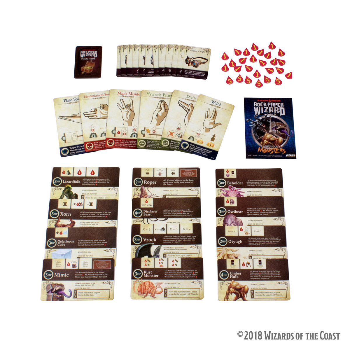 D&D Rock Paper Wizard - Fistful of Monsters Expansion