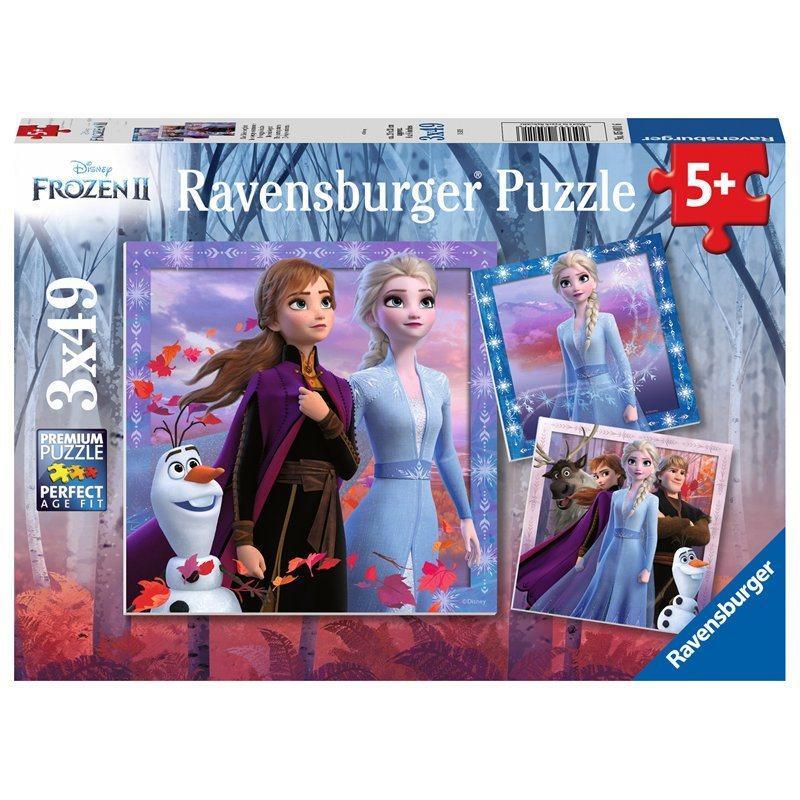 Disney Frozen2 - The Journey Starts Puzzle 3x49pc [Ravensburger Puzzle]