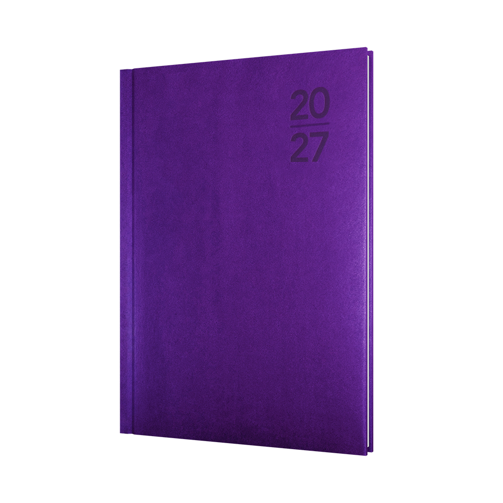 Collins 2027 Calendar Year Diary - Silhouette S5700 A5 WTV Purple
