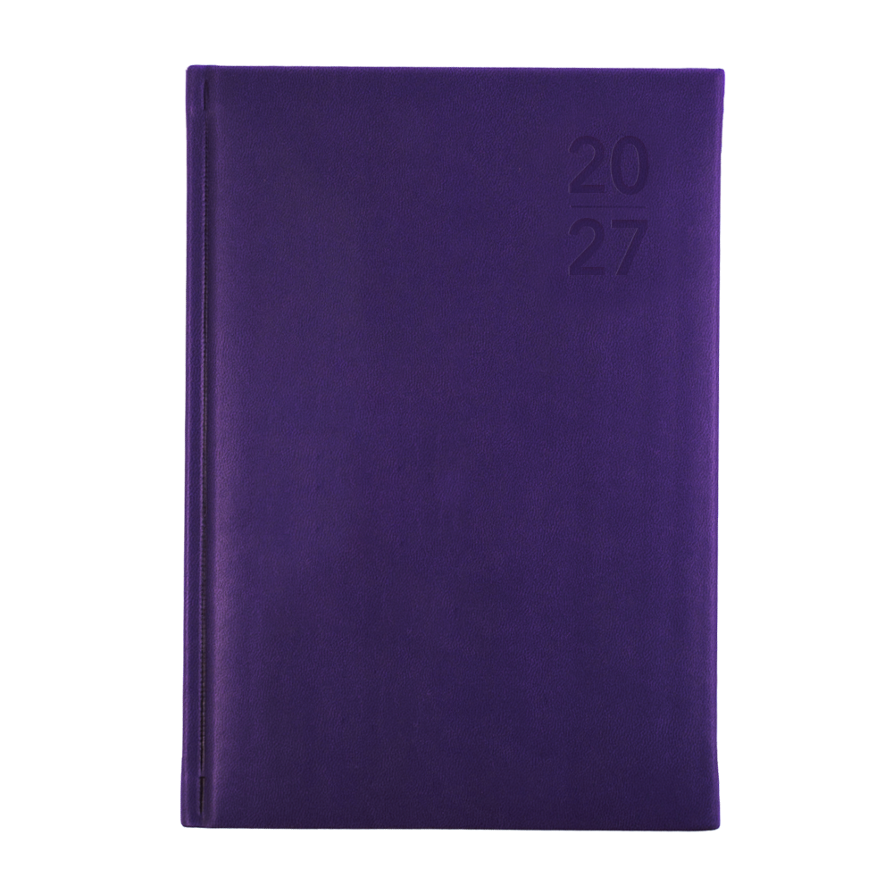 Collins 2027 Calendar Year Diary - Silhouette S5700 A5 WTV Purple