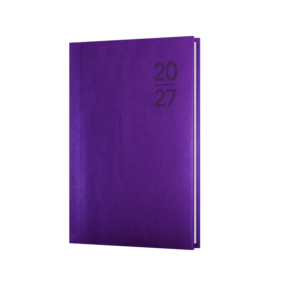 Collins 2027 Calendar Year Diary - Silhouette S6700 B7R WTV Purple