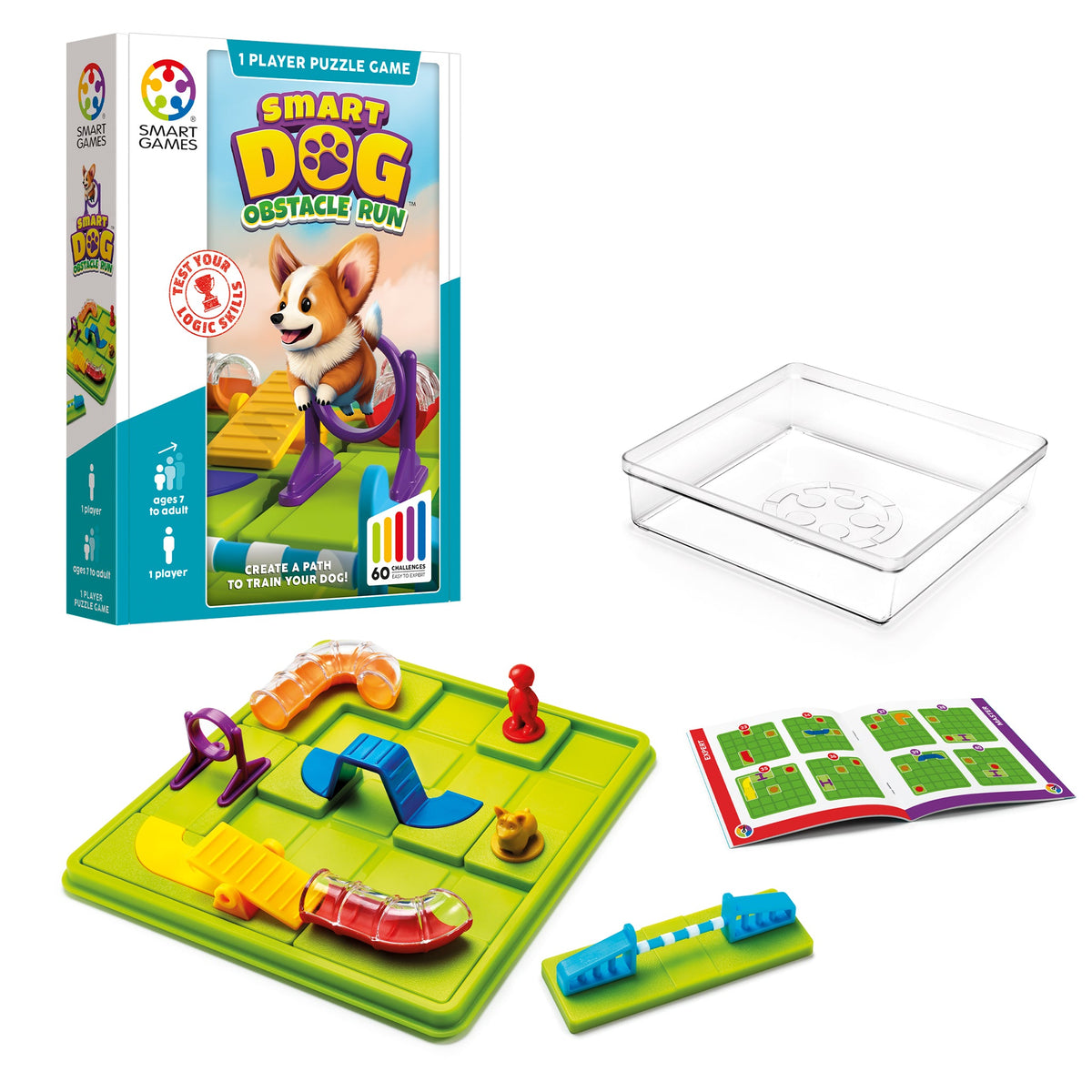 Smart Dog Obstacle Run (1-Player Puzzle Game) [Smart Games]