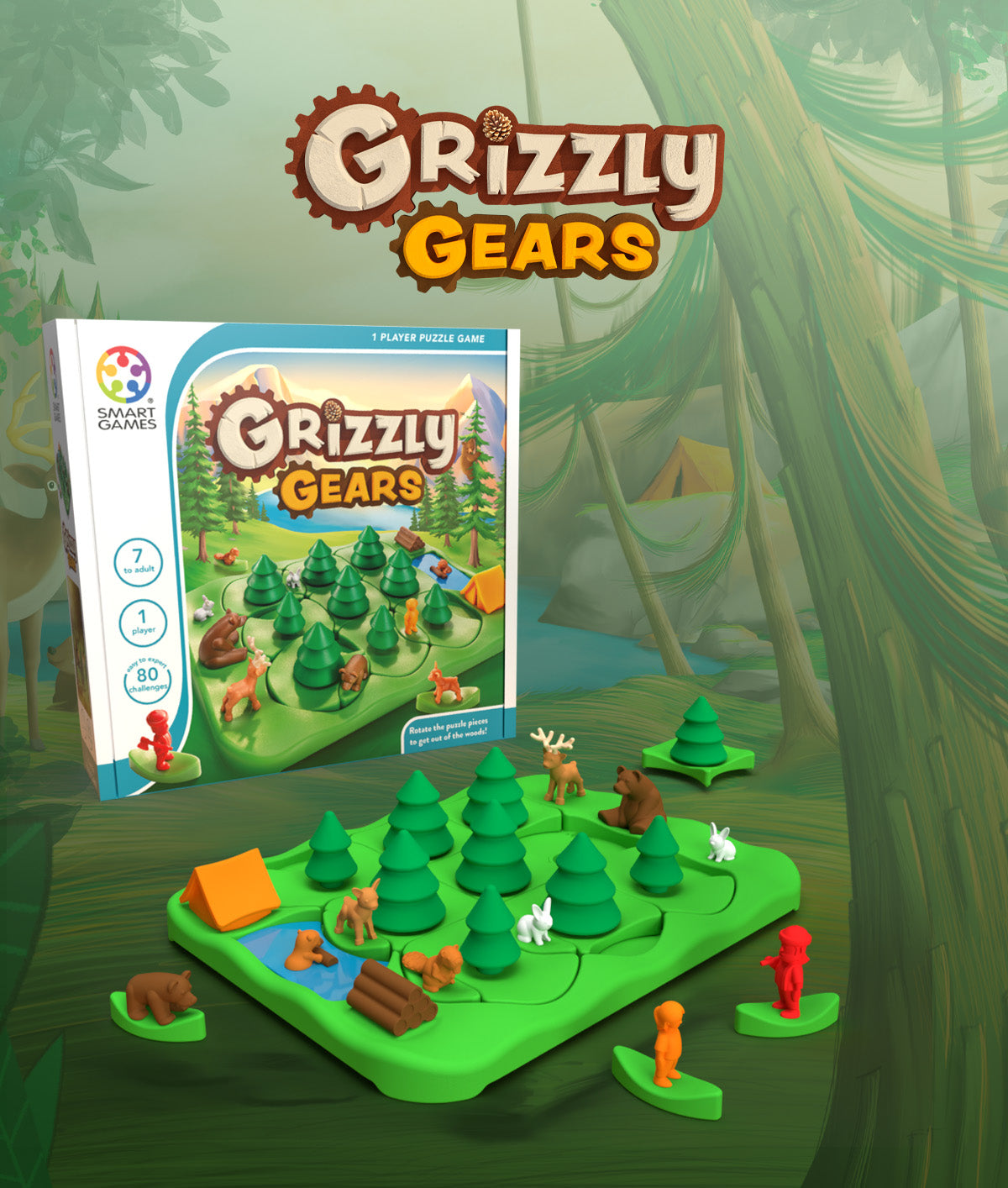 Grizzly Gears (1 Player Puzzle Game)