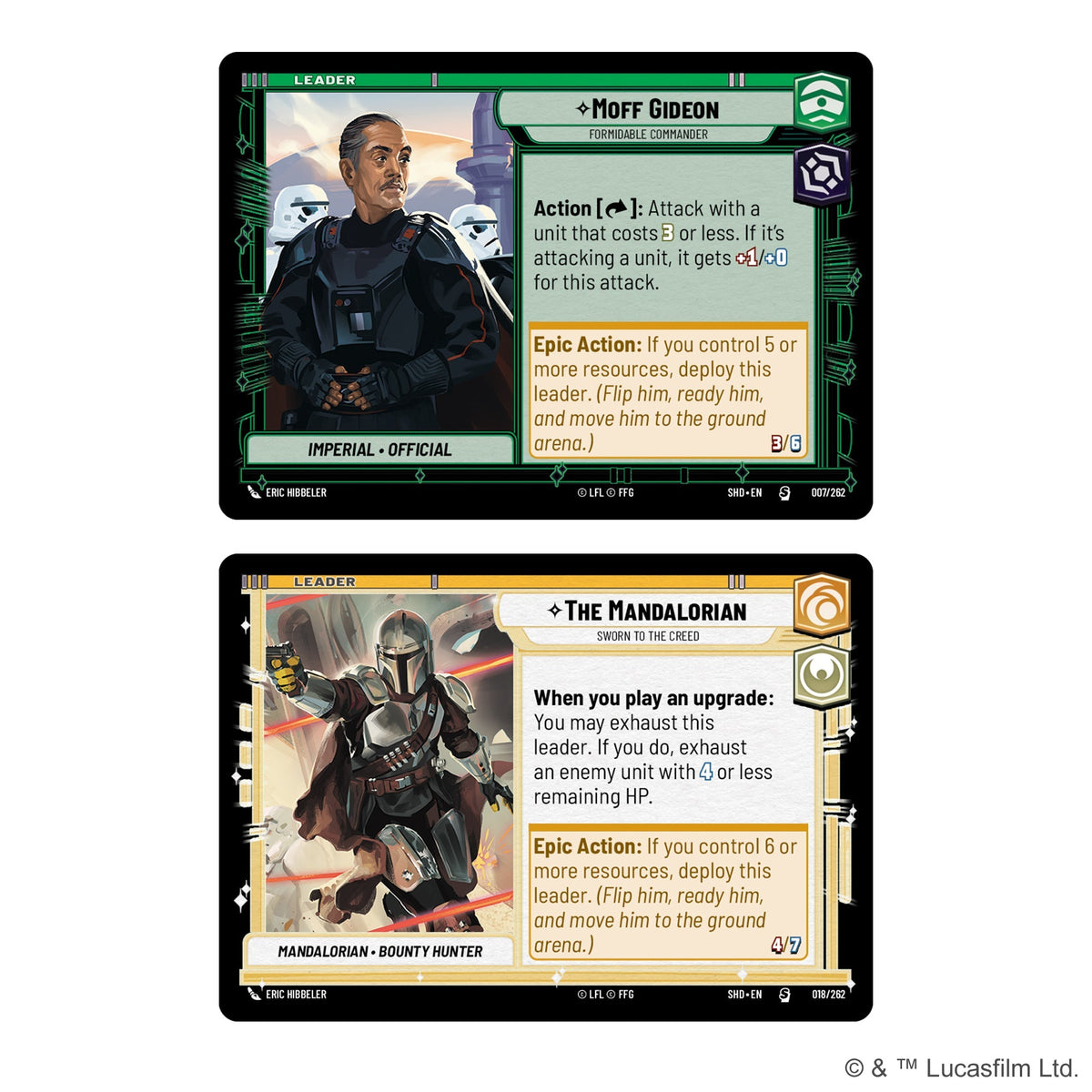 Star Wars Unlimited: Shadows of the Galaxy - Two-Player Starter Decks