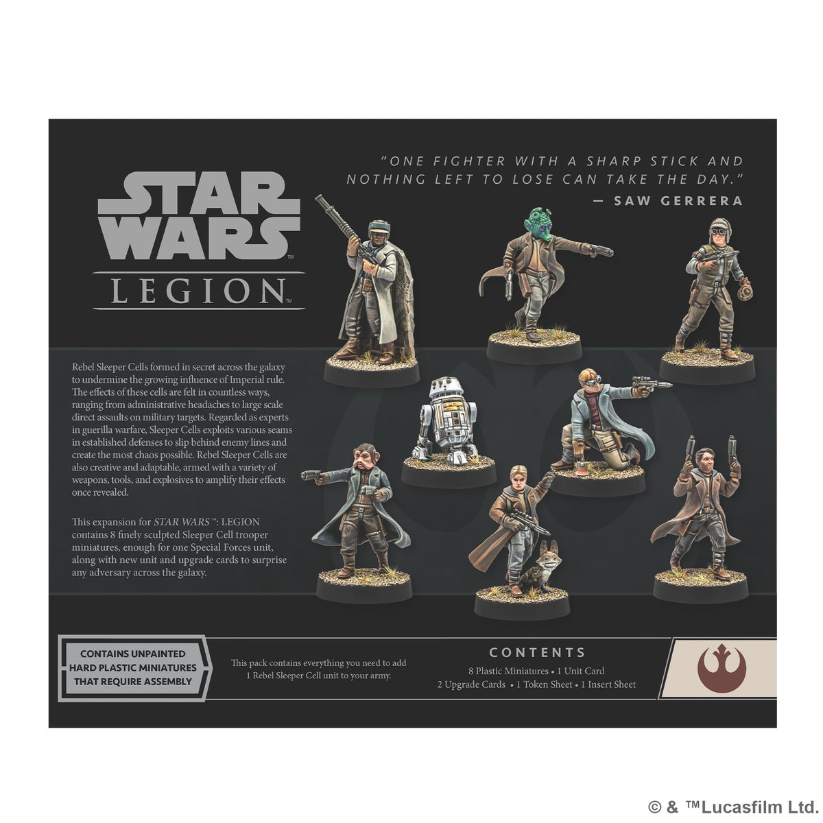 Rebel Sleeper Cell - Unit Expansion [Star Wars: Legion]