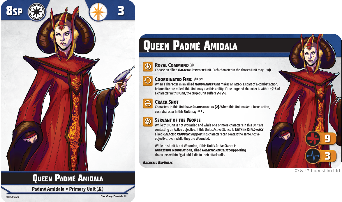 We Are Brave: Queen Padme Amidala Squad Pack (Star Wars: Shatterpoint)