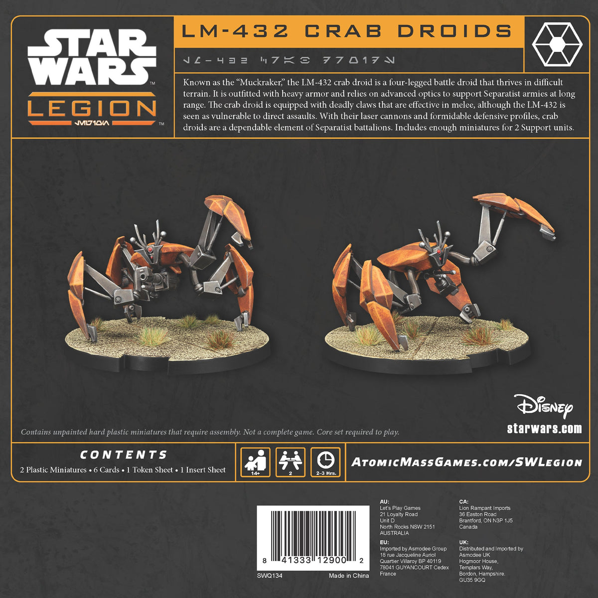 LM-432 Crab Droids - Unit Expansion [Star Wars: Legion]