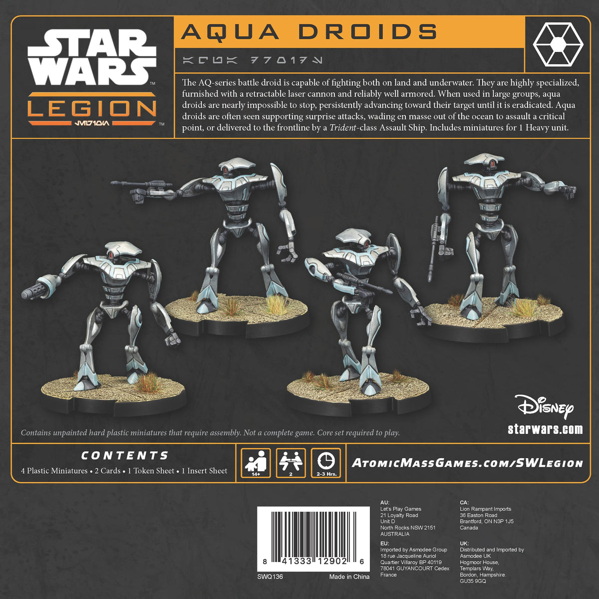 Aqua Droids - Unit Expansion [Star Wars: Legion]