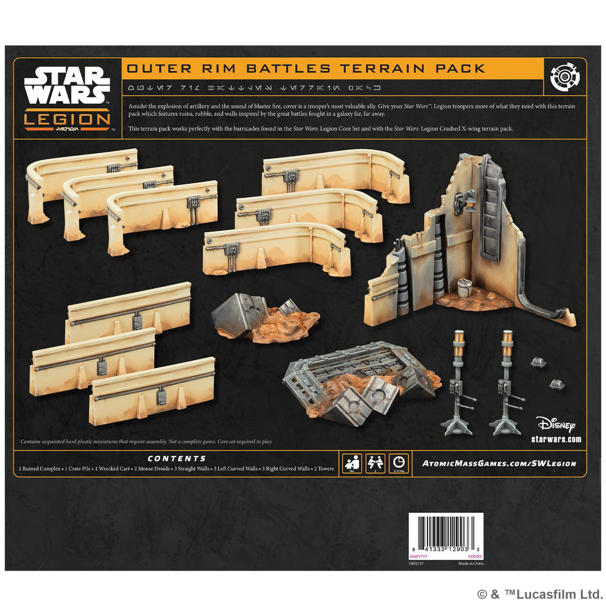 Outer Rim Battles Terrain Pack [Star Wars: Legion]