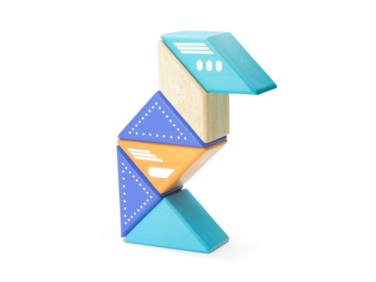 Tegu Magnetic Wooden Blocks - Travel Pals - Jetplane