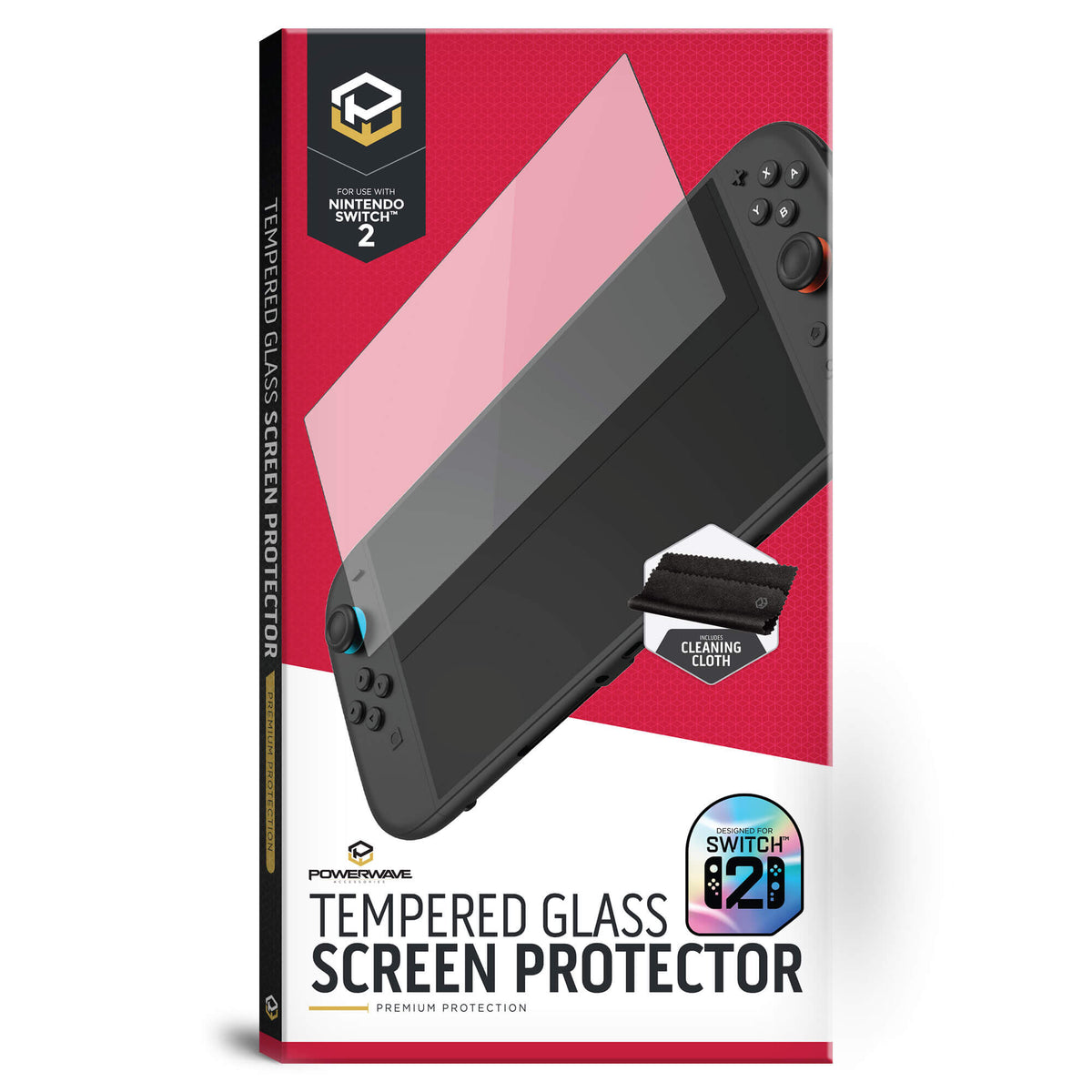 Tempered Glass Screen Protector for Nintendo Switch 2 [Powerwave]