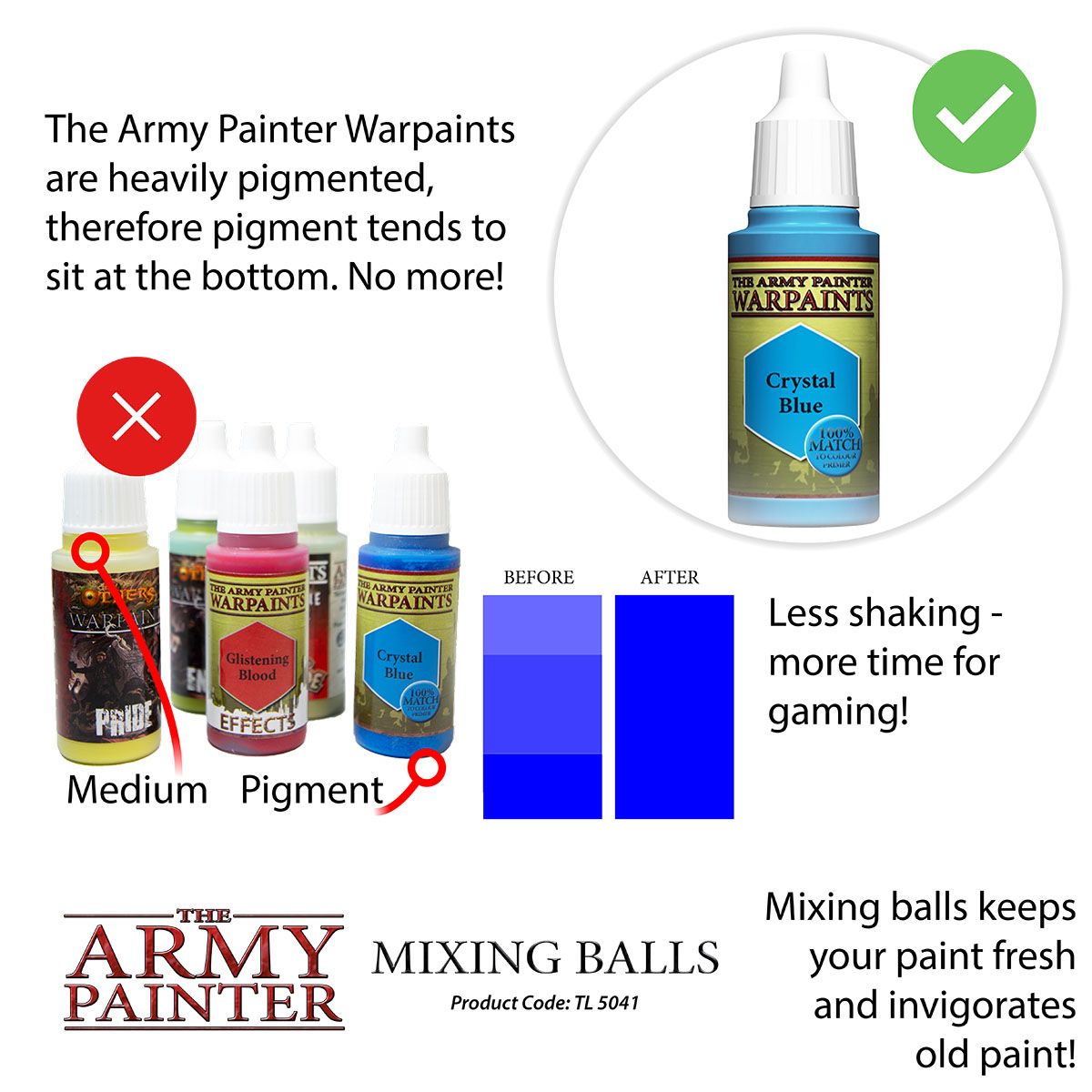 Paint Mixing Balls (The Army Painter)