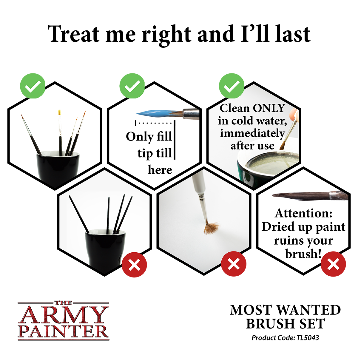 Most Wanted Brush Set (The Army Painter)