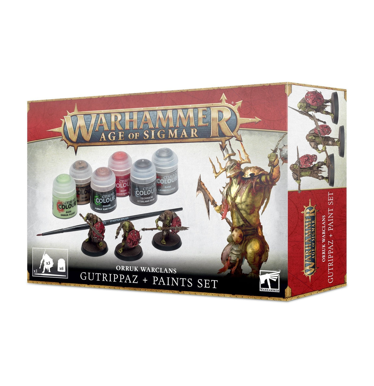 Orruk Warclans - Gutrippaz & Paint Set (Warhammer Age of Sigmar)
