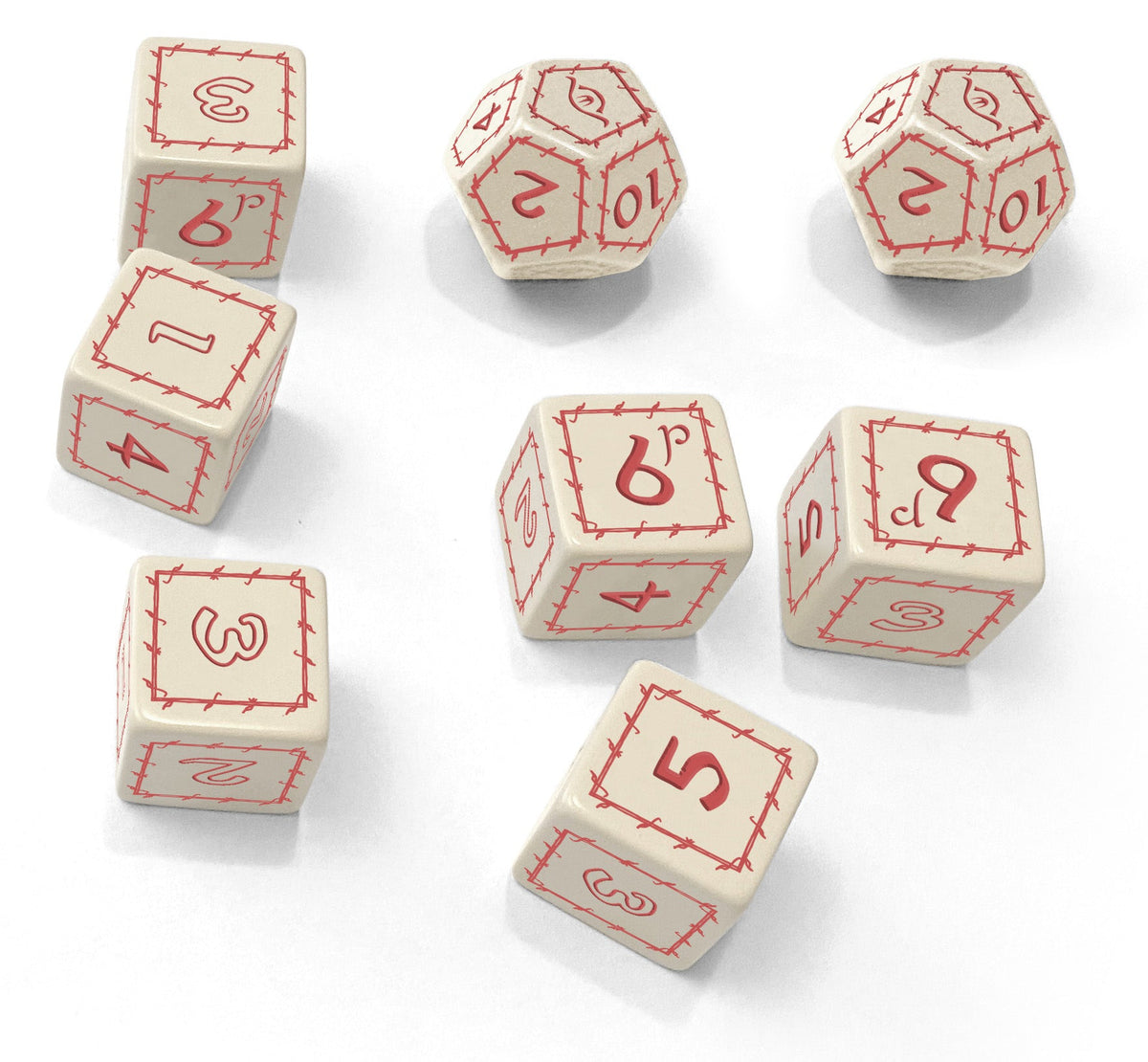 The One Ring RPG - White Dice Set
