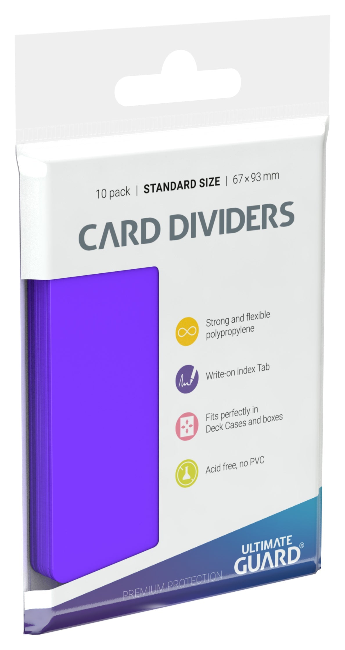 Ultimate Guard Card Dividers - Purple - Standard-Size (10)